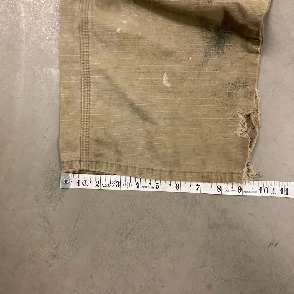 vintage baggy thrashed wrangler riggs cargo pants 33x31